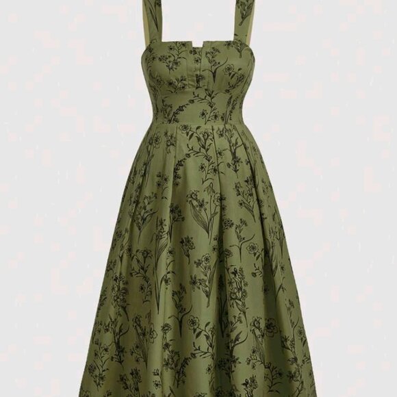 Shein Dresses & Skirts - Forest green maxi dress